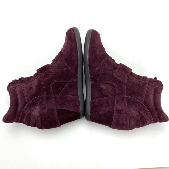 Ash Bowie Suede Wedge Sneaker In Burgundy Brand New without Tag Size 8/38 - Picture 7 of 12